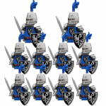 Laste m&auml;nguasjad Keskaegsed s&otilde;jad Lossir&uuml;&uuml;tlid Hundikarja S&otilde;dalased Militaarfiguurid V&auml;ikesed osakesed Ehitusklotsid Poistele sobivad kingitused