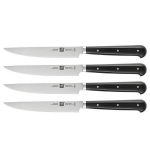 Couteaux &agrave; praad - Zwilling - Kujundaja Matteo Thun - Lot de 4 - Lames en acier inox - Manches ABS noir