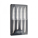 Jeu de couteaux Loins Arcos de la Table 378400 monobloc d'une pi&egrave;ce d'acier inoxydable, lame de 11 cm dans le cas de 4 pi&egrave;ces.