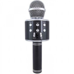 POEPIDA - Juhtmevaba karaokemikrofon Bluetooth-funktsiooniga - Must