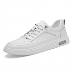 MoodStiilsed Trendikad Meeste vabaajajalatsid Four Seasons V&auml;lispordijalatsid Tudengite jooksujalatsid Vaba aeg Meeste platvorm Valged tossud 38 must