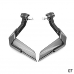 7 V&auml;rvi Mootorratta K&auml;ekaitsmed K&auml;ekaitsmed Tuulekindlad Mootorratas Motokross Universaalne Kaitsja Modifikatsioon Kaitsevarustus kuld