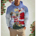 Naljakas j&otilde;ulud Meeste kapuuts 3D Prindiga Pusad Harajuku Kapuutsiga Pullover S&uuml;gisene J&otilde;uluvana Riided T&auml;navar&otilde;ivad Meester&otilde;ivad S