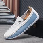 Moodne Suvi Uued Meeste Lamedad Kingad Trendikad Vabaaja Valged Oa Kingad Slip-on Pehme Tallaga Loaferid Meeste Kerged K&otilde;ndimiseks S&otilde;itmiseks Kingad 39 valge