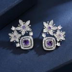 V&auml;ikesed karikakrakujulised mood mitmek&uuml;lgsed teek&otilde;rvar&otilde;ngad naiste mikroinkrusteeritud tsirkoonist Design Sense Design Sense roosa