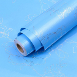 P&auml;rlmutter isekleepuv PVC-kleebis m&ouml;&ouml;bli ja k&ouml;&ouml;gi renoveerimiseks 40cm x 1m, Laser sinine