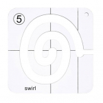 1 komplekt akr&uuml;&uuml;list teppimismalli vaba liikumisega teppimisjoonlaud DIY &otilde;&otilde;nesteppimine J