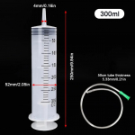 100 ml 300 ml 550 ml suure mahutavusega s&uuml;stal korduvkasutatav plastikust n&otilde;ela silinder &otilde;lipump toitainete m&otilde;&otilde;tmise s&uuml;stal 50 cm voolikuga