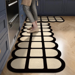 K&ouml;&ouml;gip&otilde;randamatt PVC Veimav Neelab Mittek libisev Vaip Kodu Kaunistus Luksuslik Vaip Imav Pikk Riba Ala Vaibad Alfombra De Cocina 50x80cm