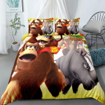 Donkey Kong Switchi m&auml;ngu voodipesukomplekt &Uuml;he-, Twin-, Kahe-, Queen-, King-, Cal Kingi suuruses Voodipesu komplekt AU Single(140x210cm)