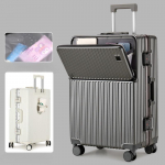 Ees avanev kate alumiiniumraamiga k&auml;rukohver, suurema mahutavusega paroolikohver, &auml;rikohver, kuiva ja m&auml;rja eraldusv&otilde;imega 20-tolline pardakohver 20 inches