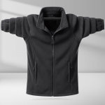 QICED fliis Meeste S&uuml;gis-Talvine fliis &Uuml;hev&auml;rviline Jakk Lukuga Pealmine Paks Mantel Talvemantel XXXXXXXXL
