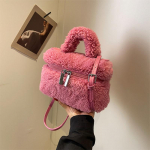 Armas mini lambavillane v&auml;ike kandiline kott s&uuml;gis-talvine uus lihtne soliidne k&auml;ekott, naiste mood, sobiv Crossbody komplekt (20cm<Max Length<30cm)