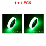 2/3/4tk Peegeldav luminofoorlamp, libisemisvastane kaasaskantav roheline hoiatusvalgusti auto salongi tarvikud