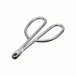 2 tk Klassikaline lihtne m&auml;nnip&auml;hkliklamber, praktiline koos m&auml;nnip&auml;hklitangidega Mutriklambriga T&ouml;&ouml;j&otilde;udu s&auml;&auml;stev vastupidav m&auml;nnip&auml;hkliavaja 2pcs