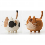 L&otilde;petamata isetegemise komplekt ilma n&auml;ota koera tiigerkassi villa vildist nuku n&otilde;ela viltimiskomplekt Aksessuaarid lastele torgatud vilt Lastele K&auml;sitsi valmistatud A