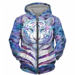 Pusad Loomad Tiigrid 3D Tr&uuml;kitud T&otilde;mblukuga Pusad Mehed Naiste Kapuuts Suured Pusad Lapsed T&otilde;mblukuga dressipluusid Spordidressid Mantel 2XL