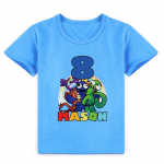 Lapsed Uus saabumine Moodne 3D tr&uuml;kiga Rainbow Friends l&uuml;hikeste varrukatega t-s&auml;rk lastele 160 Heleroosa