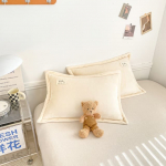 Eriti pehme flanellist tekk Paksendatud nap konditsioneeri tekk 1 pair pillowcases