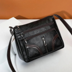 Lambanahast mitmekihiline naistekott Moesuund Suure mahutavusega messenger-kott Keskealise naise &otilde;lakott emakott