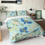 Lastele Laste v&otilde;revoodi tekikate Padjap&uuml;&uuml;r Galaxy Butterfly voodipesukomplekt t&uuml;drukutele Printsess King Queen Pol&uuml;ester tekikott EU single(135x200cm)