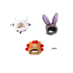 3 kassim&uuml;tsi, kassiriided, k&otilde;rvadega puuviljam&uuml;ts, kassidele ja v&auml;ikestele koertele sobiv l&otilde;bus kassim&uuml;ts, kassipojad, kutsikad, peokooslus