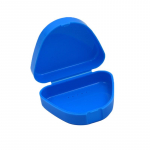 Hambaproteeside hoiukarp Valehammaste hoiukarp, plastikust hambaklambri hoiukonteiner Hambahoidja hoiukarp Hammaste korrigeerimine punane