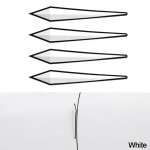 4tk Auto kriimustusvastane kaitsekleebis Kere p&otilde;rkeraua kokkup&otilde;rkevastane kaitse uks tahavaate peegel servakaitse kummiriba valge