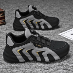 Meeste tossud p&ouml;&ouml;rleva pandlaga 2024 Uued Mugavad Libisemiskindlad Paeltega Vastupidavad Kingad Meeste Vaba&otilde;hutegevusteks Vulkaniseeritud Kingad 39 must