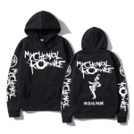 My Chemical Romance kahepoolse graafikaga kapuutsiga pusa S must