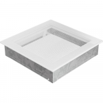 Ventilatsiooni kate 22x22 valge