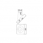 ADAM DW Katuse l&auml;bip&auml;&auml;s fi 180 45&deg;