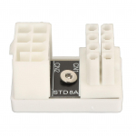 8 kontaktiga GPU PCIE U-p&ouml;&ouml;re 180-kraadise nurga all toiteadapter STD8B t&uuml;&uuml;pi graafikakaardi pistik Toide valge