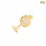 1 tk katoliku kristlik Jeruusalemma risti pross, religioossed ehted, halo kingitused 2.6*1.2cm kuld