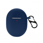 Google Pixel Budsi A-seeria silikoonkattega juhtmevaba k&otilde;rvaklappide laadimis&uuml;mbrise kaitse&uuml;mbris jaoks tumesinine v&auml;rv