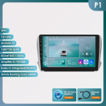 Hizpo 4G LTE Android 10.1 Peugeot 2008 208 Seeria 2014-2018 jaoks Multimeedia Stereo Auto ILMA DVD-m&auml;ngijata Intelligente Navigatsioon GPS Raadio RDS WIFI DAB+ DVR P1 4Core 1G 32G AI
