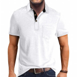 Meeste vabaaja polos&auml;rgid Klassikaline 4 n&ouml;&ouml;biga suvine l&uuml;hikeste varrukatega kaelusega T-s&auml;rk Solid Tees Golf Stiilsed topid meestele Business vabaaja polos&auml;rk L