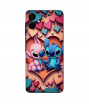 Coque pour Samsung Galaxy A06 Stitch Angel coeur color&eacute; Maniacase