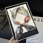 Dekoratiivne lihtsa tekstuuriga siidisall, naiste uus stiil, kevad- ja s&uuml;gissuvine mood, mitmek&uuml;lgne pear&auml;tt, t&ouml;&ouml;sall 70*70cm