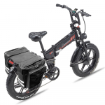 RANDRIDE Electric Bike 1000W*2 Motor 20*4.0-inch Fat Tires Hydraulic Brake Shimano 7-Speed electric fat bike YX20M-2 must