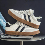 Meeste vabaaja retro Saksa treeningjalatsid paeltega, kerged ja mugavad spordijalatsid, meeste rula jooksujalatsid 39 beež