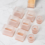 Vaiksed laua- ja toolijalgakatted, paksud kulumiskindlad libisemisvastased padjad laua- ja taburetijalgadele Tapered Medium 2.2-2.9cm