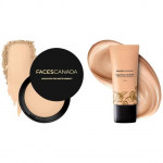 FACESCANADA Weightless Stay Matte Finish kompaktne puuder &ndash; naturaalne 9 Gm ja Faces Canada Peaches N kreemtoonitud niisutaja, 35 g