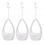 Rippuv istutusmasin Tilgakujuline lillepott drenaažiavaga Taimede riidepuu rippkorv 1pc