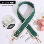 Reguleeritav Crossbody triibuline kotirihm &ndash; mitmek&uuml;lgne, lai asendusrihm Light Gold Buckle