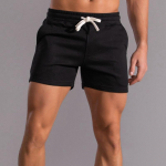 Meeste puuvillased fitnessp&uuml;ksid, suvep&uuml;ksid, vabaaja &uuml;lisuured korvpallip&uuml;ksid, spordip&uuml;ksid, jooksup&uuml;ksikud 2XL must