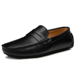 Suur suurus 47 Meeste nahast kingad Libisevad Klassikalised Suvised Meeste tasased kingad Ehtne nahk Meeste Loaferid Mokassiinid Vabaaja s&otilde;idukingad 38 black