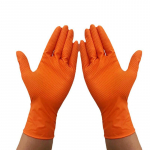 10/30 tk &Uuml;hekordsed Teemanttekstuuriga Haardega Kindad Mehaaniku Ohutuse ja T&ouml;&ouml;kindad Raskeveokite Oranžid Nitriilkindad