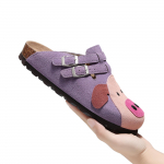 Uued armsad sea kingad Unisex naistele meestele Mules sussid pruun v&auml;rv 2 rihma kinnine nina Mules kingad 37