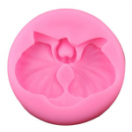 Orhidee lille silikoonvorm Fondant hallitusseente isetegemise kooki kaunistavad &scaron;okolaadivormid roosa